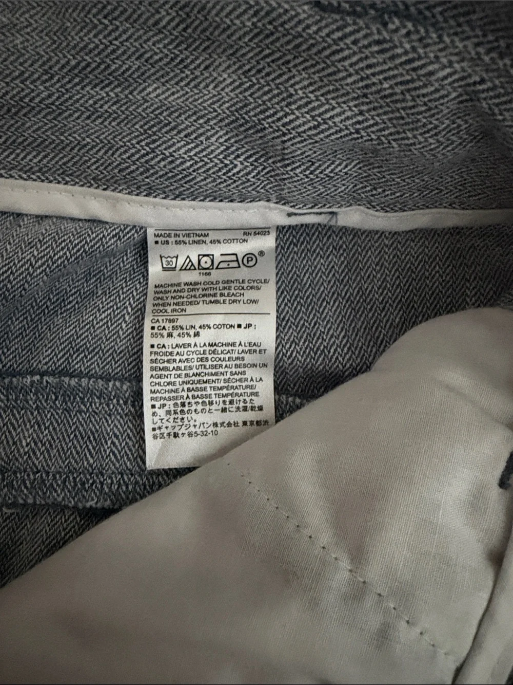 Banana Republic Linen/Cotton Blake Crop Pants Size 6